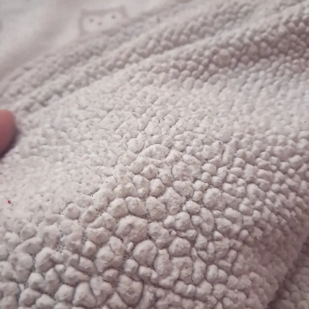 Carter's Owl Baby Blanket Security Lovey Sherpa Brown Gray Tan‎ brown Cream READ